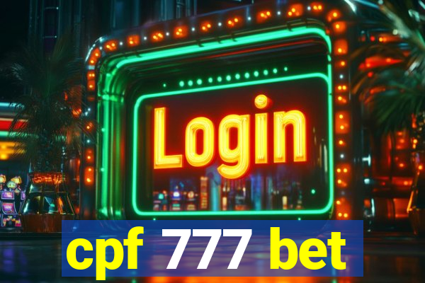 cpf 777 bet